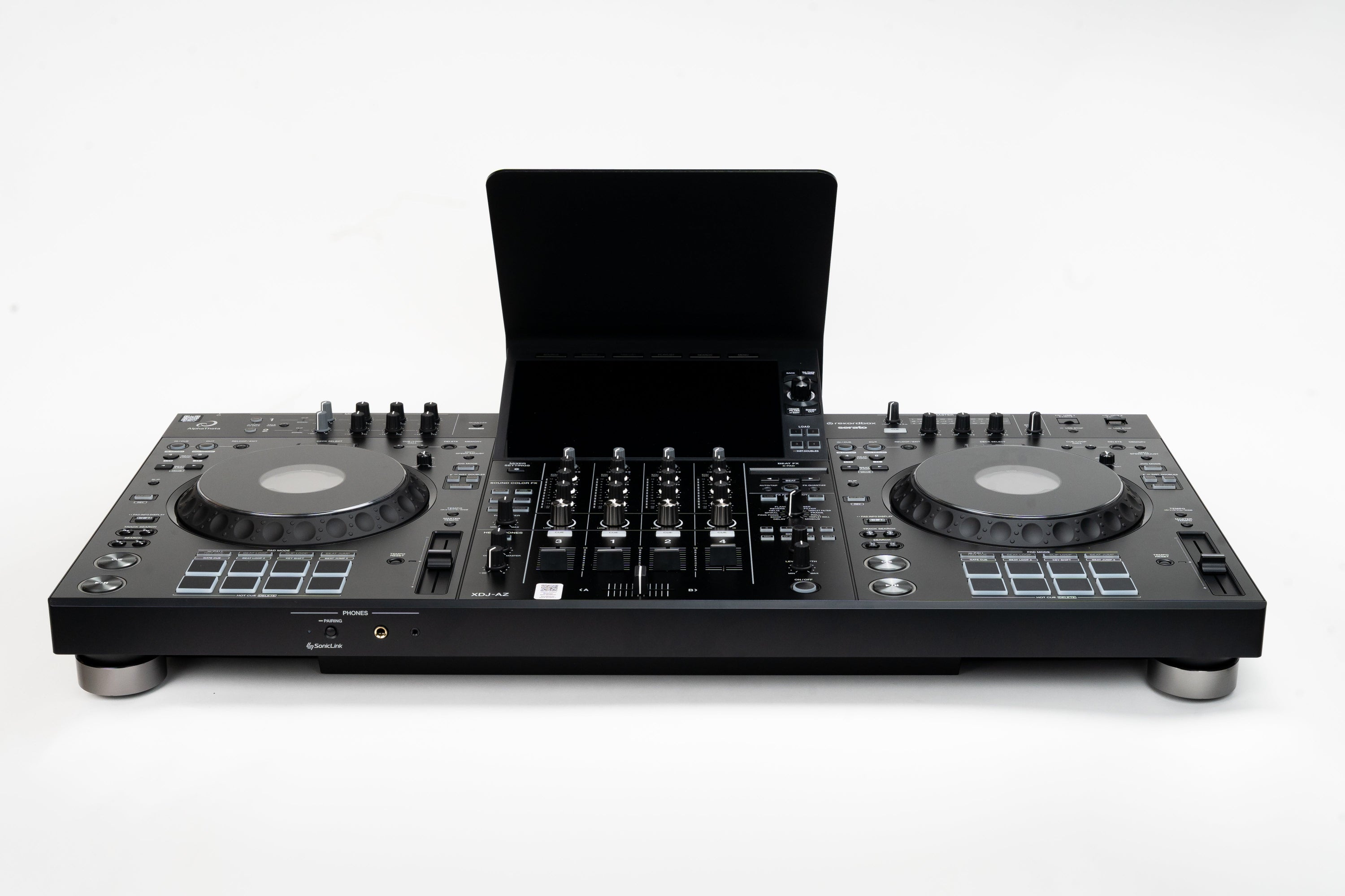 Front view of DJ sun cover for AlphaTheta XDJ-AZ