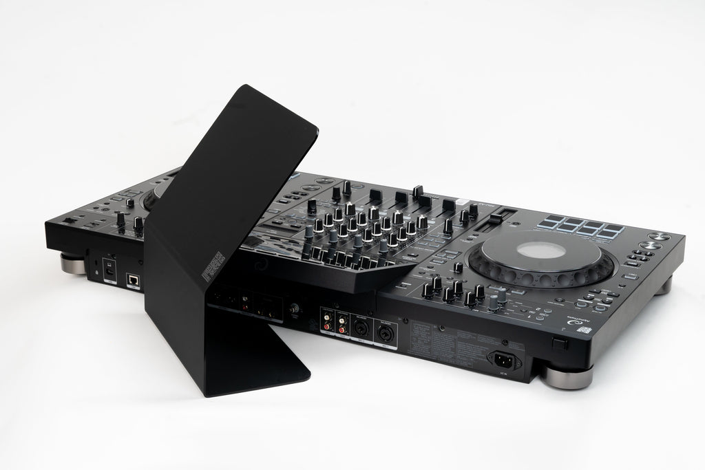 AlphaTheta XDJ-AZ sunshield with integrated cable channel