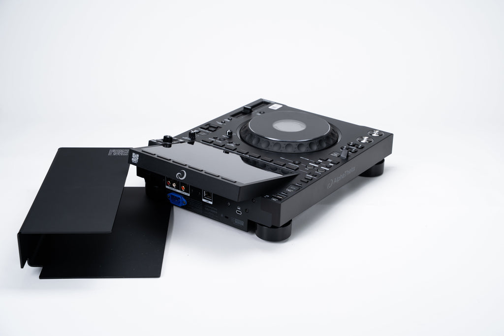 Black XXL cable cover for AlphaTheta CDJ-3000X