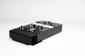 Pioneer DJM-S11 battle mixer with Zero Cable cable cover installed – rear connections hidden
