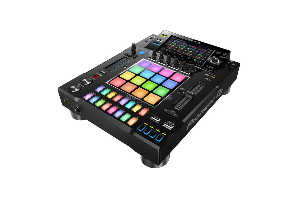 Pioneer DJS-1000 performance DJ sampler with 16 RGB pads and touch screen