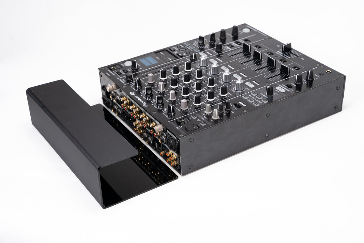 Zero Cable cable cover next to a Pioneer DJM-900NXS2 mixer before mounting