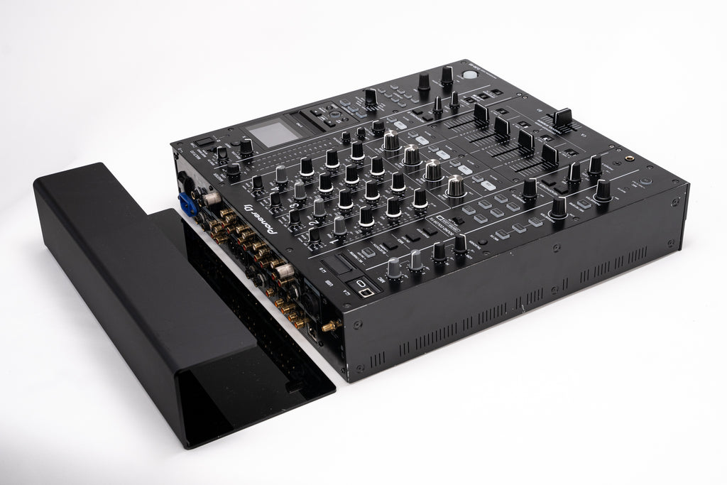 Zero Cable cable cover next to a Pioneer DJM-A9 mixer before mounting